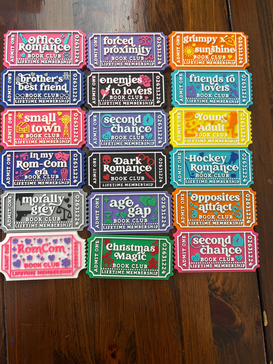 Trope Tickets for Bookshelf