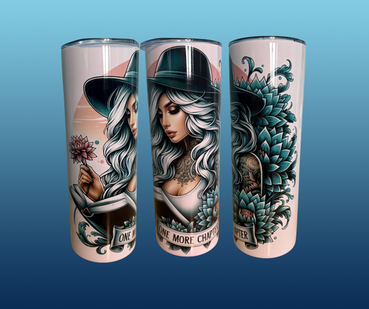 Just One More Chapter Tumbler